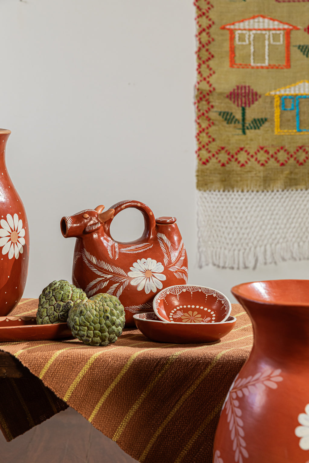 Moringa Boi em Cerâmica - Jequitinhonha