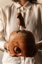 Escultura João de Barro em madeira - Carlos Roberto