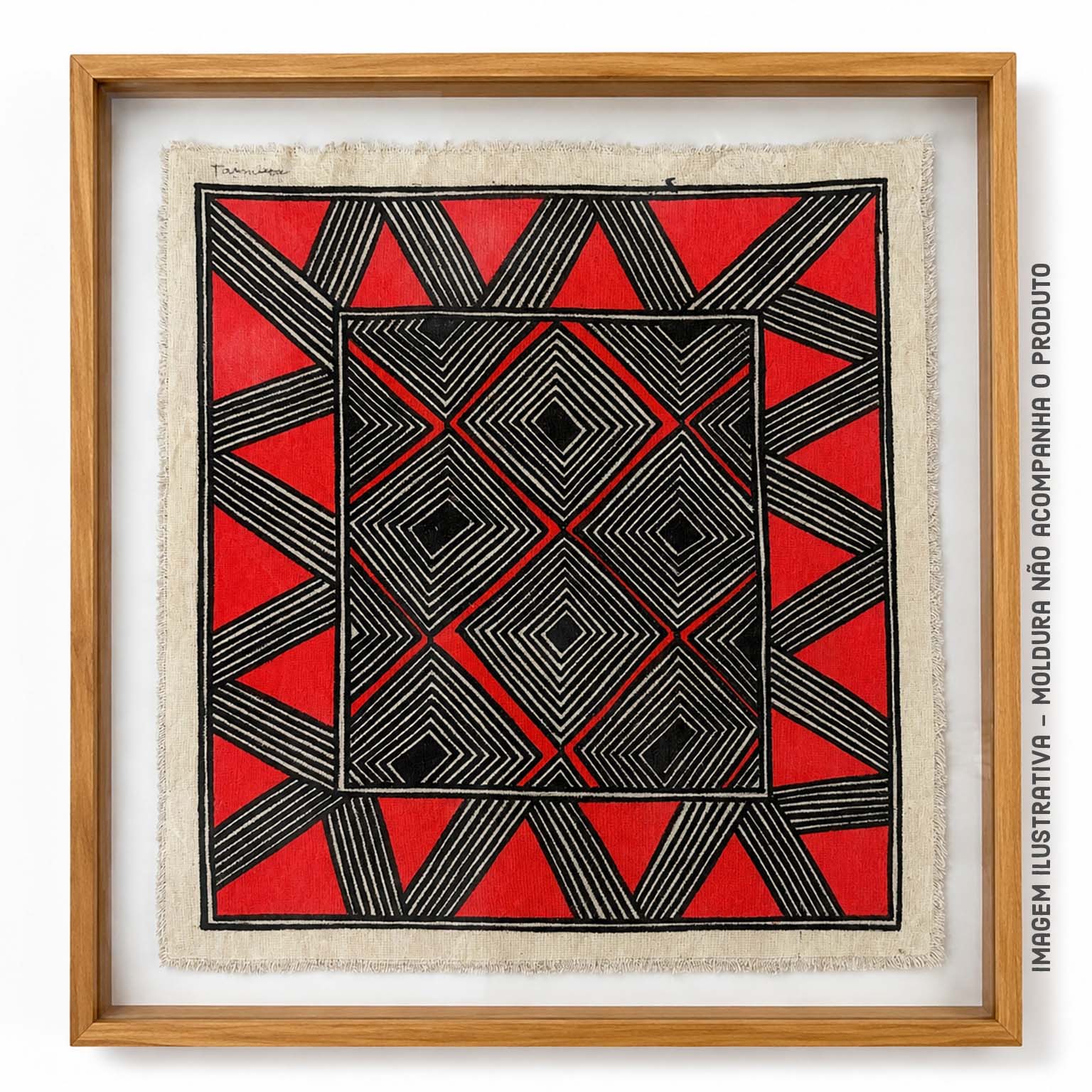 Grafismo em Tela - Etnia Asurini
