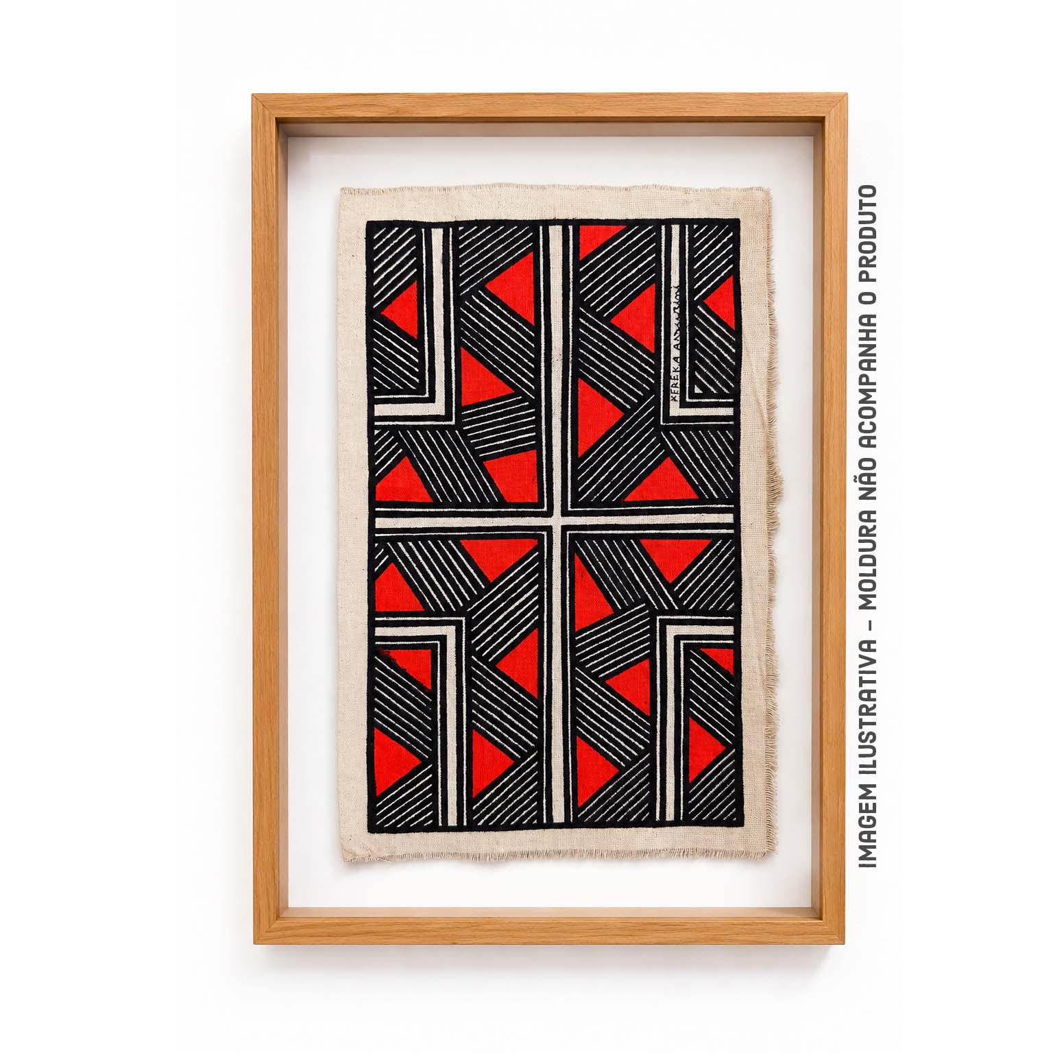 Grafismo em Tela - Etnia Asurini