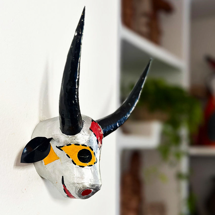 Máscara de boi miniatura - Maria Delma