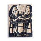 Matriz xilogravura J. Miguel - Companheiras de bar