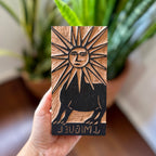 Matriz xilogravura J. Miguel - O Sol