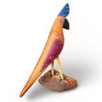 Pássaro em madeira umburana - Sergio Teófilo