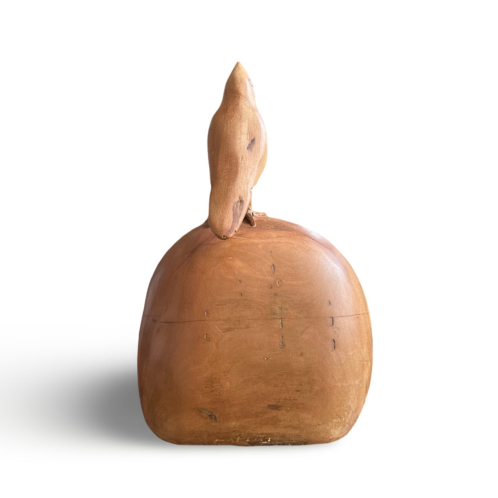 Escultura João de Barro em madeira - Carlos Roberto