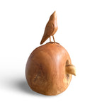 Escultura João de Barro em madeira - Carlos Roberto