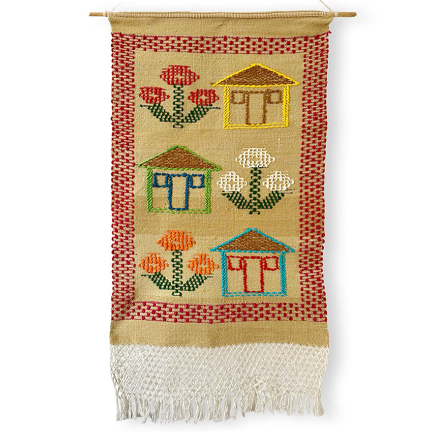 Estandarte em algodão - Tear manual