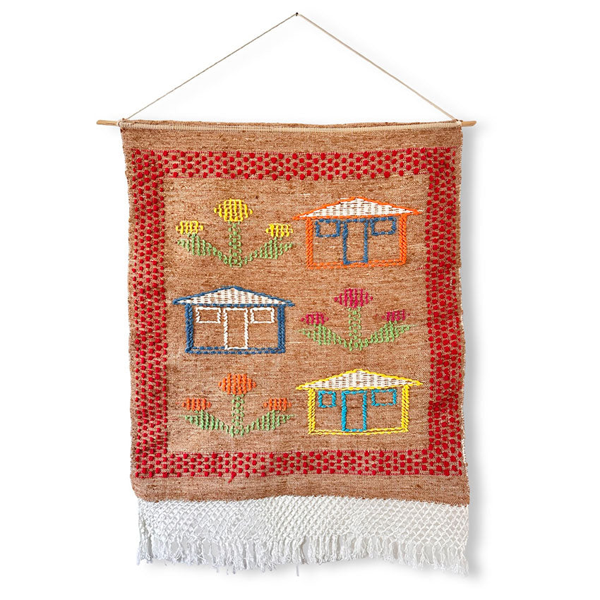 Estandarte em algodão - Tear manual