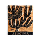 Matriz xilogravura J. Miguel - Ave Sertaneja
