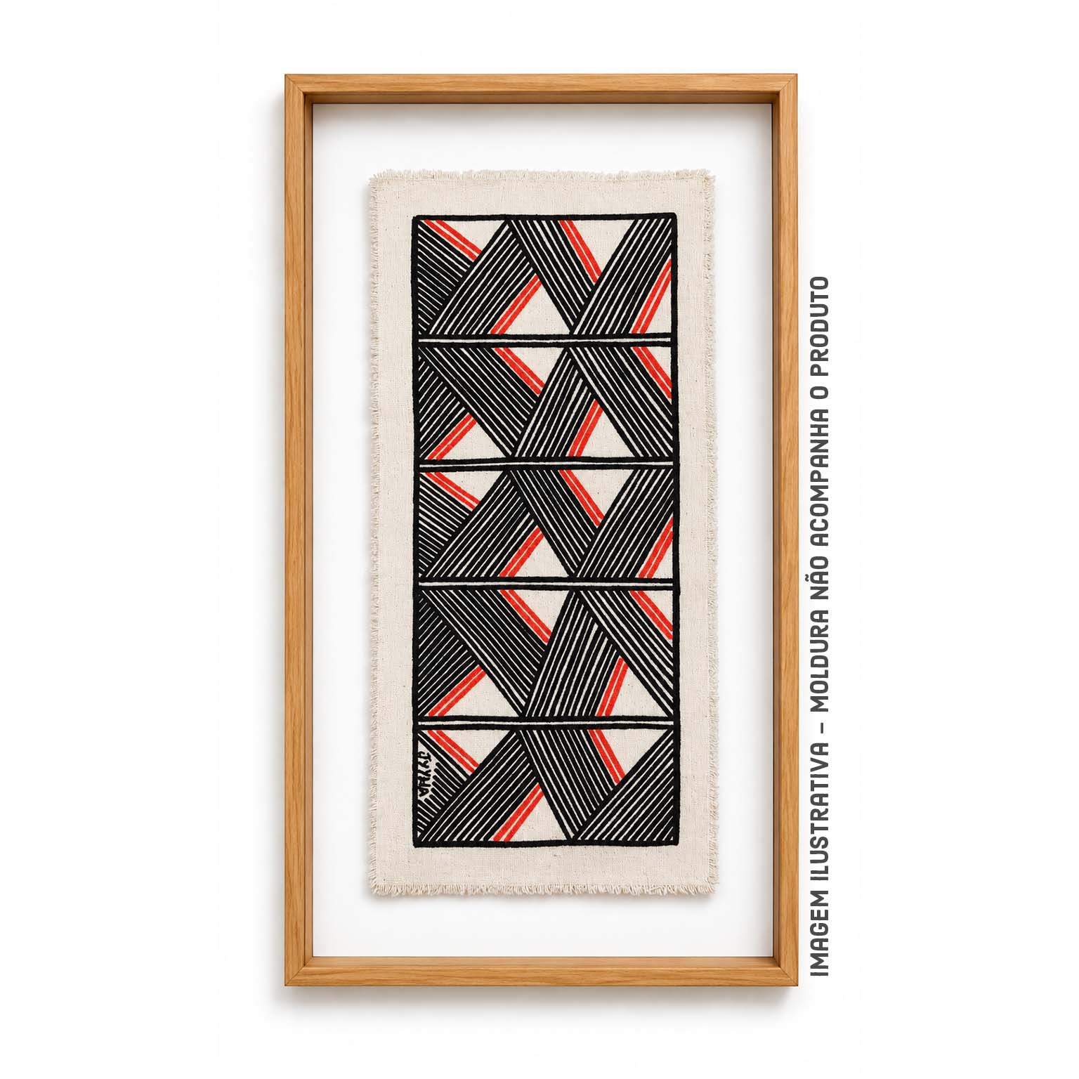 Grafismo em Tela - Etnia Asurini