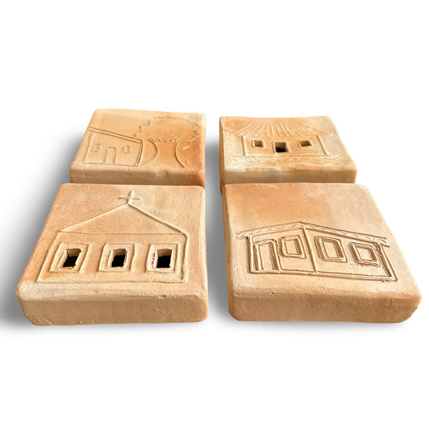 Kit com 4 Tijolinhos - Maria do Barro