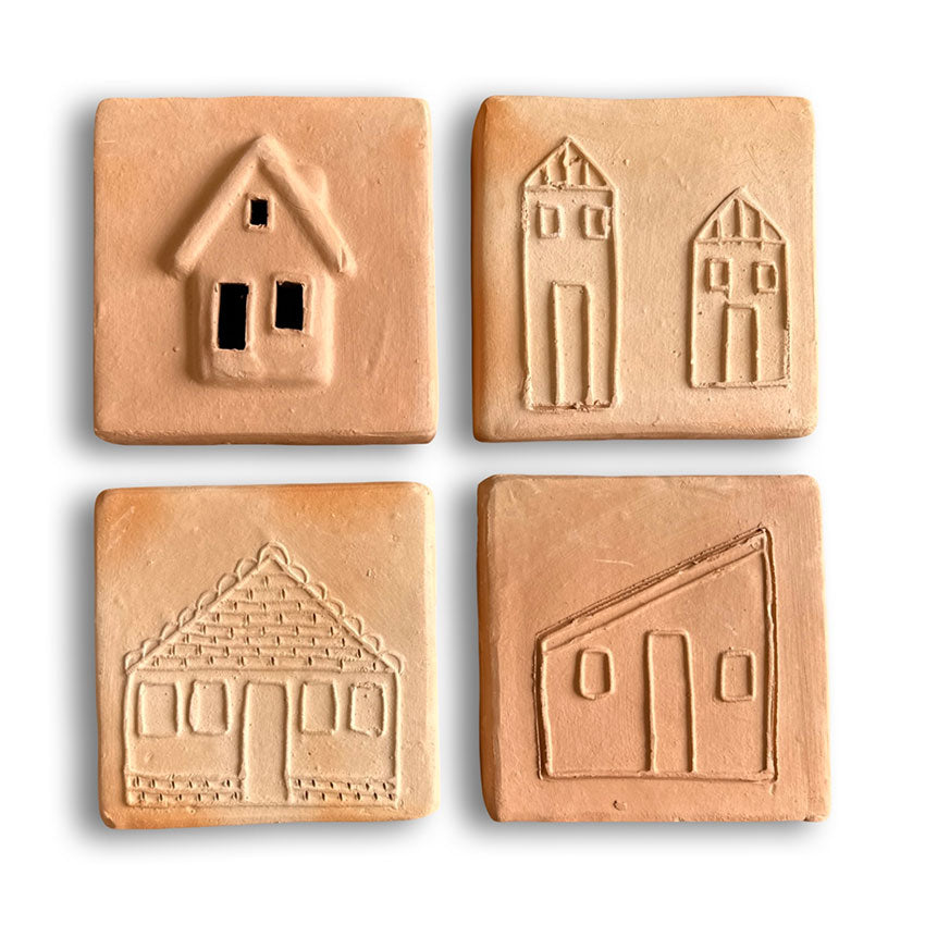 Kit com 4 Tijolinhos - Maria do Barro