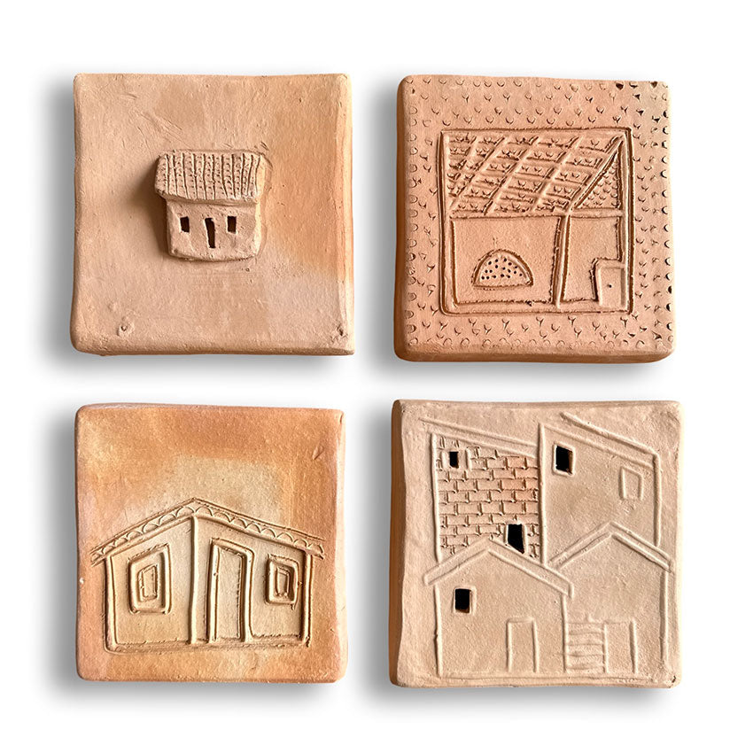 Kit com 4 Tijolinhos - Maria do Barro
