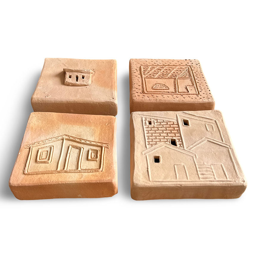 Kit com 4 Tijolinhos - Maria do Barro