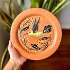 Prato de parede pintado à mão M