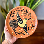 Prato de parede pintado à mão M