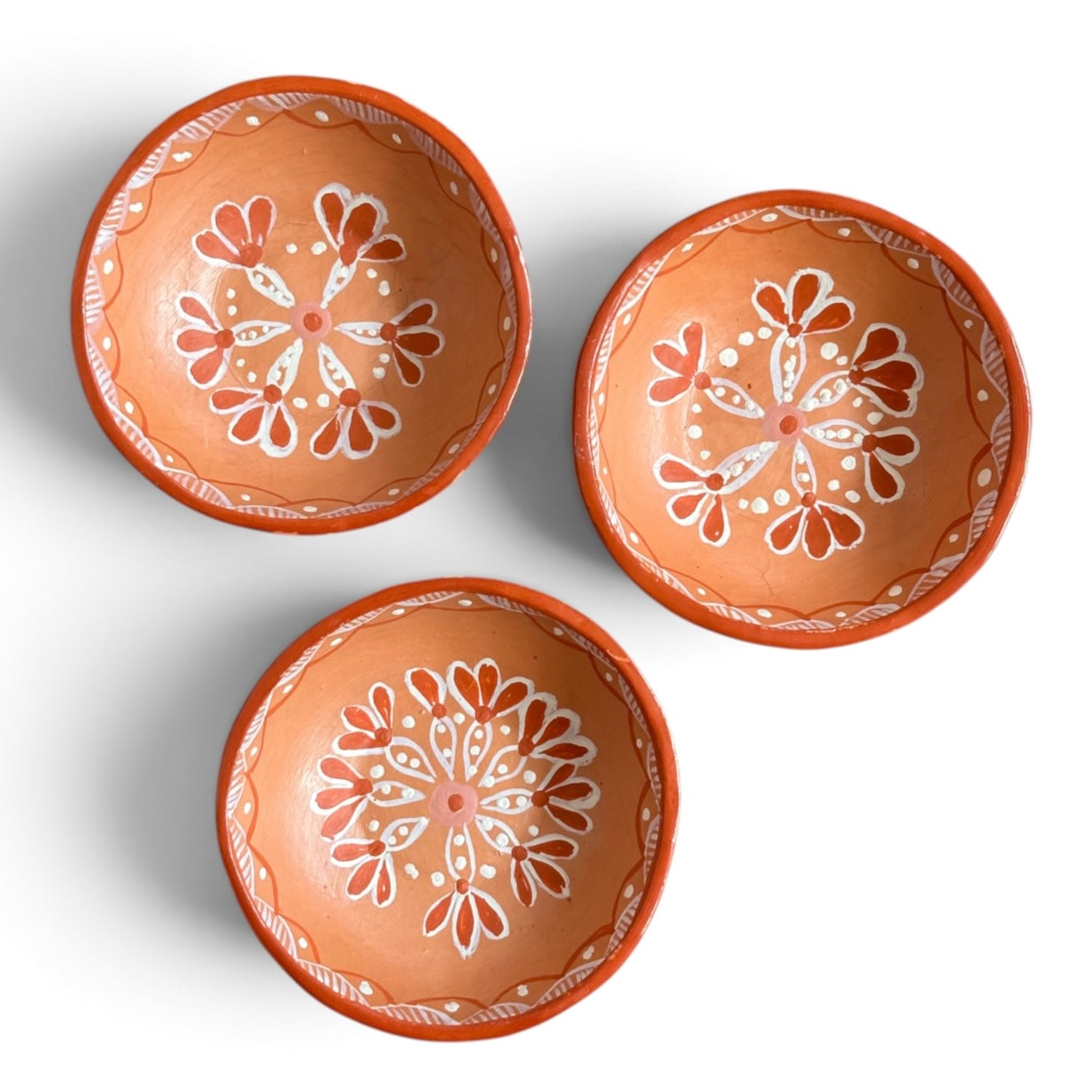 Conjunto de mini cumbucas em cerâmica - Jequitinhonha