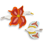 Pássaro em Cerâmica esmaltada - Marcel Fernandes