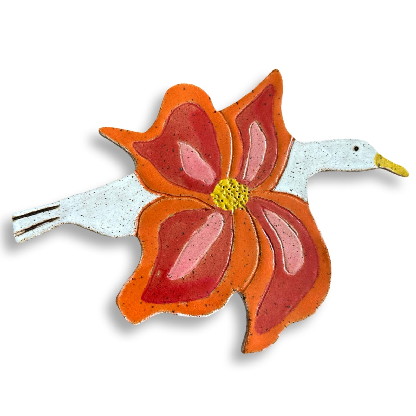 Pássaro em Cerâmica esmaltada - Marcel Fernandes