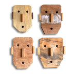 Máscara em madeiras variadas