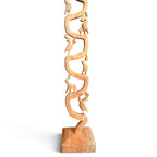 Totem em madeira 100cm - Família Julião