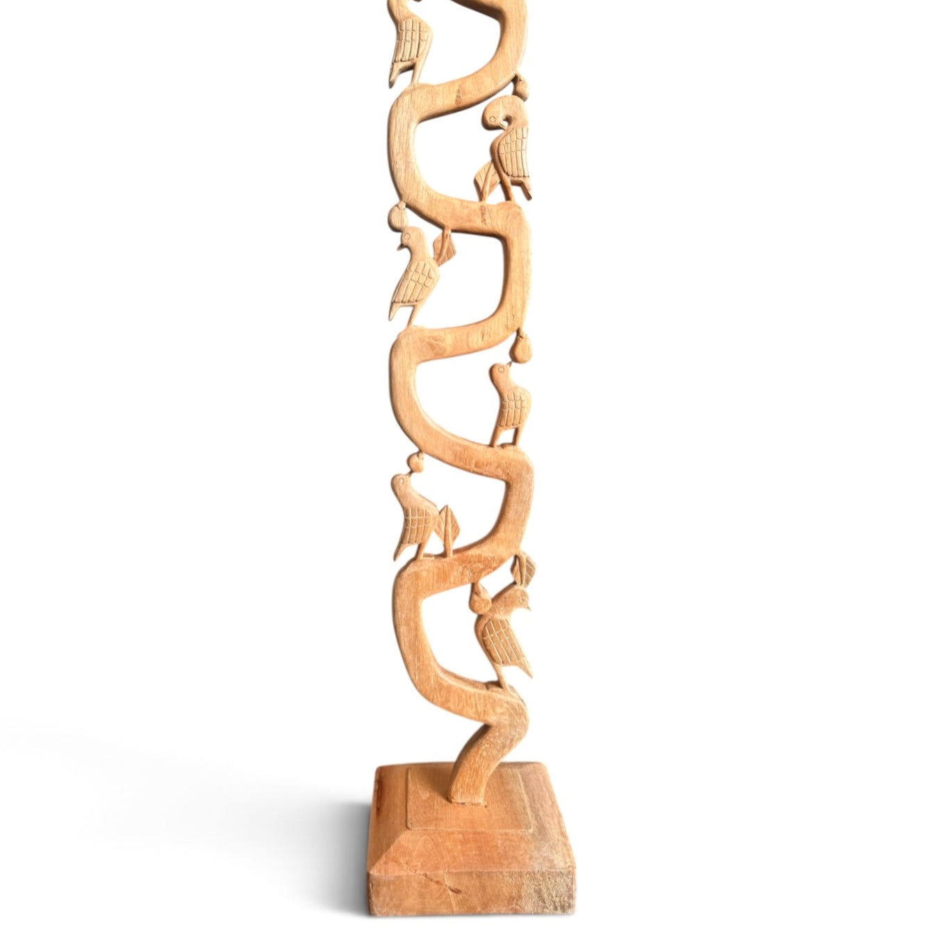 Totem em madeira 100cm - Família Julião