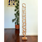 Totem em madeira 100cm - Família Julião