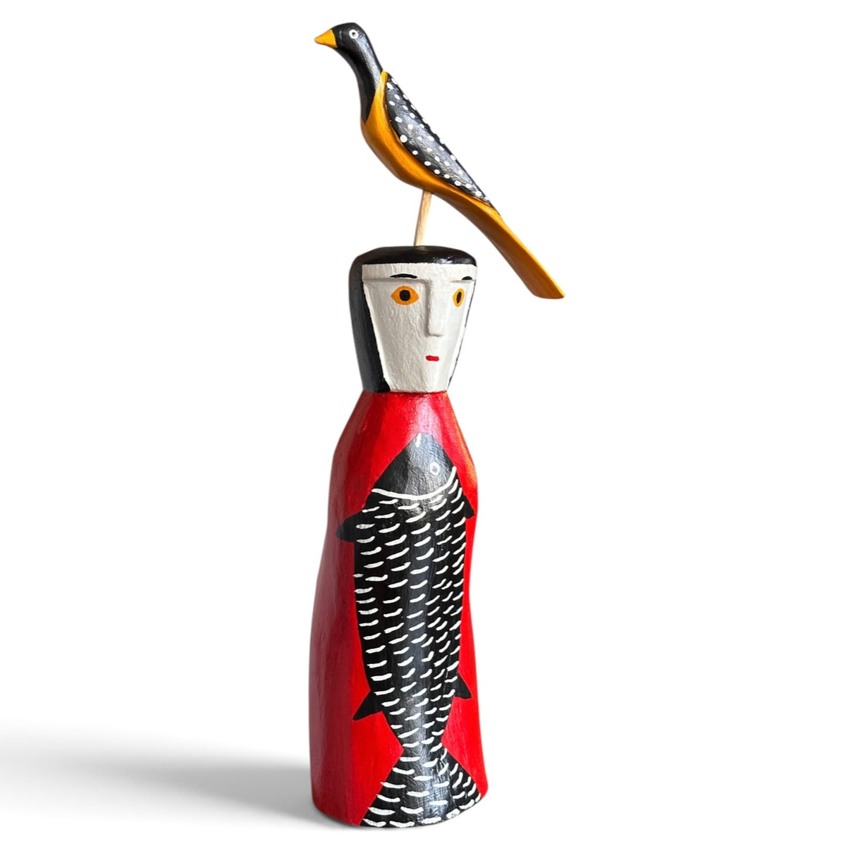 Cabeça com pássaro – Salvinho