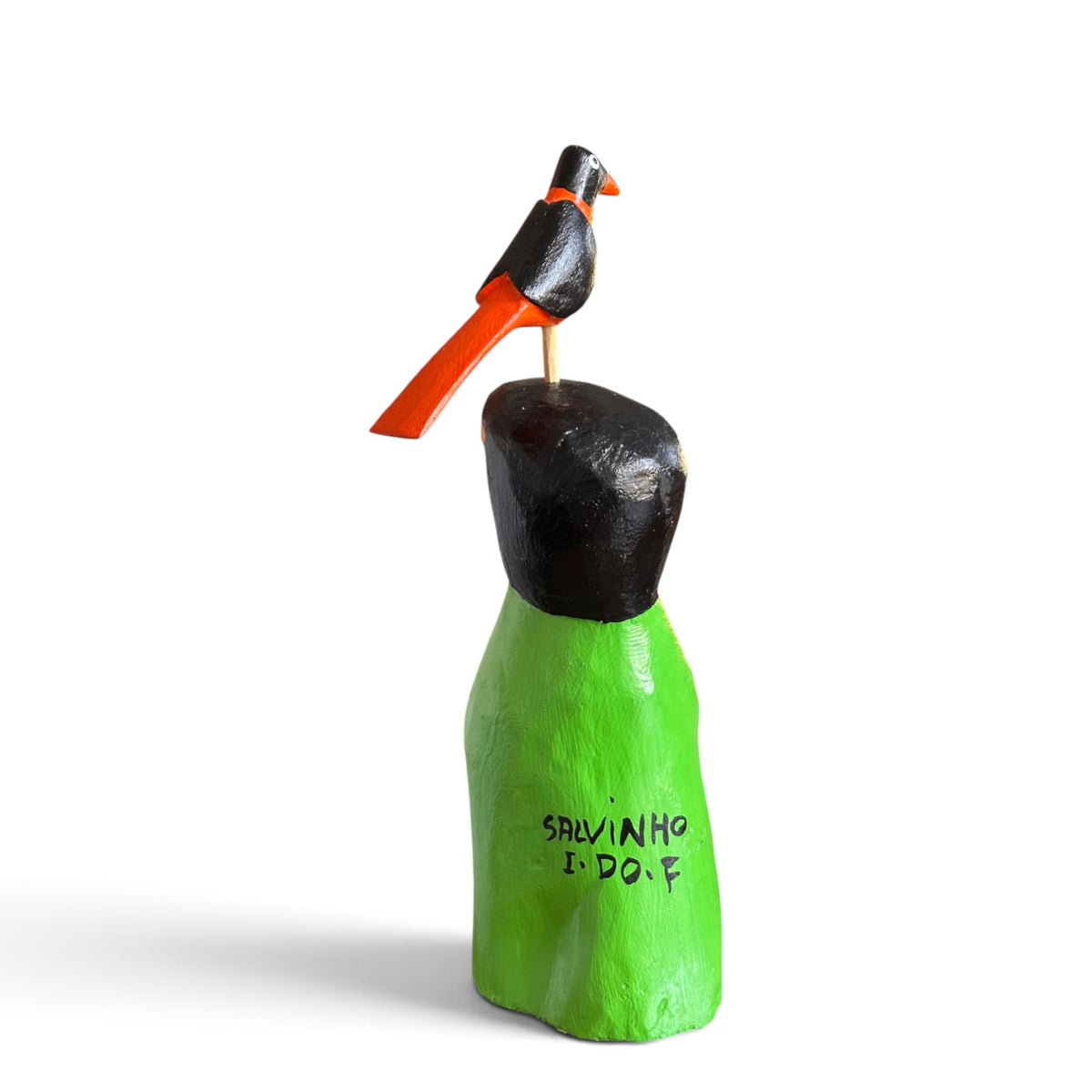 Cabeça com pássaro – Salvinho