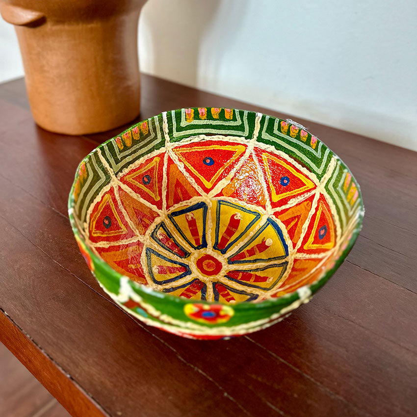 Cumcuba colorida de coité