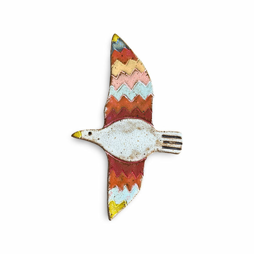 Pássaro em Cerâmica esmaltada - Marcel Fernandes