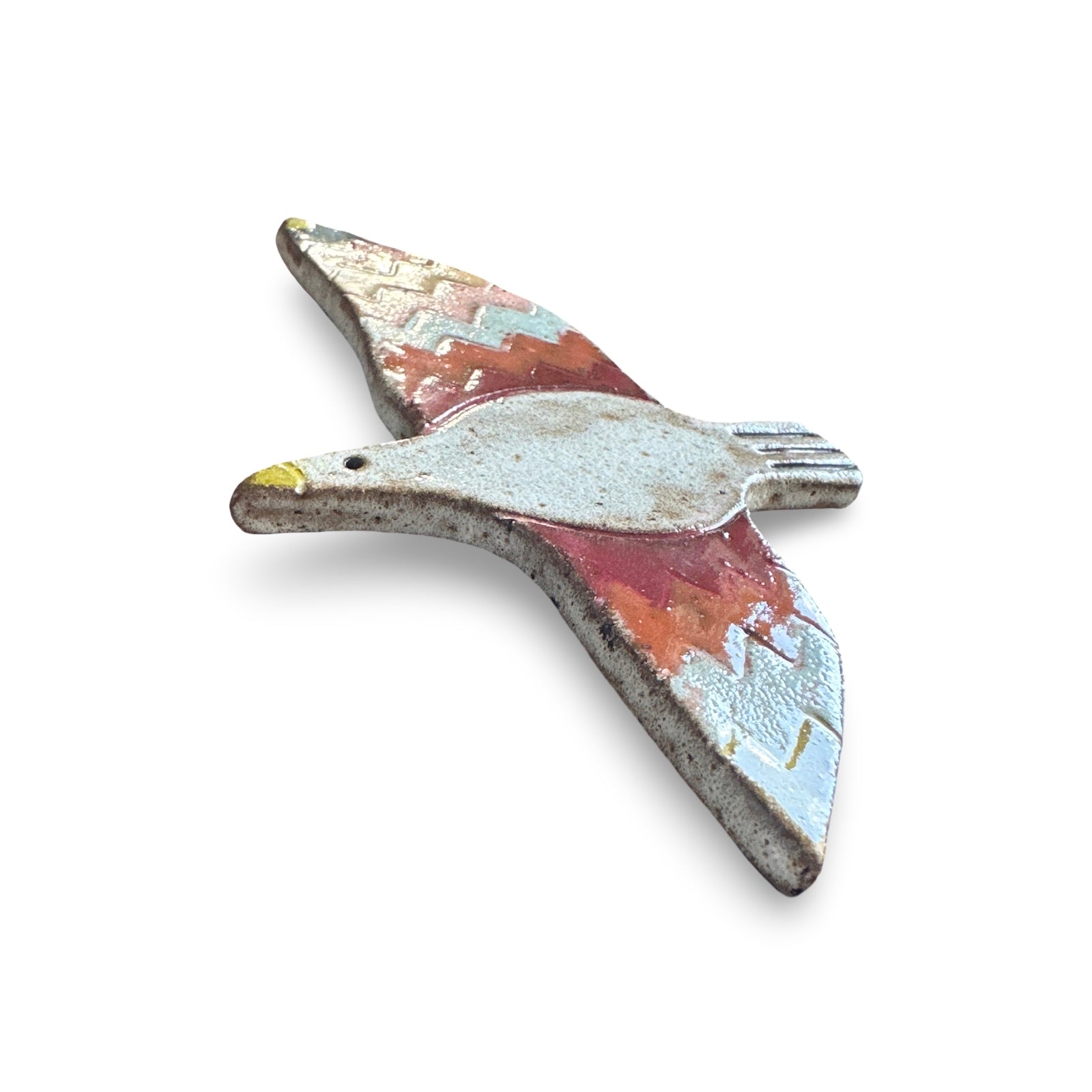 Pássaro em Cerâmica esmaltada - Marcel Fernandes