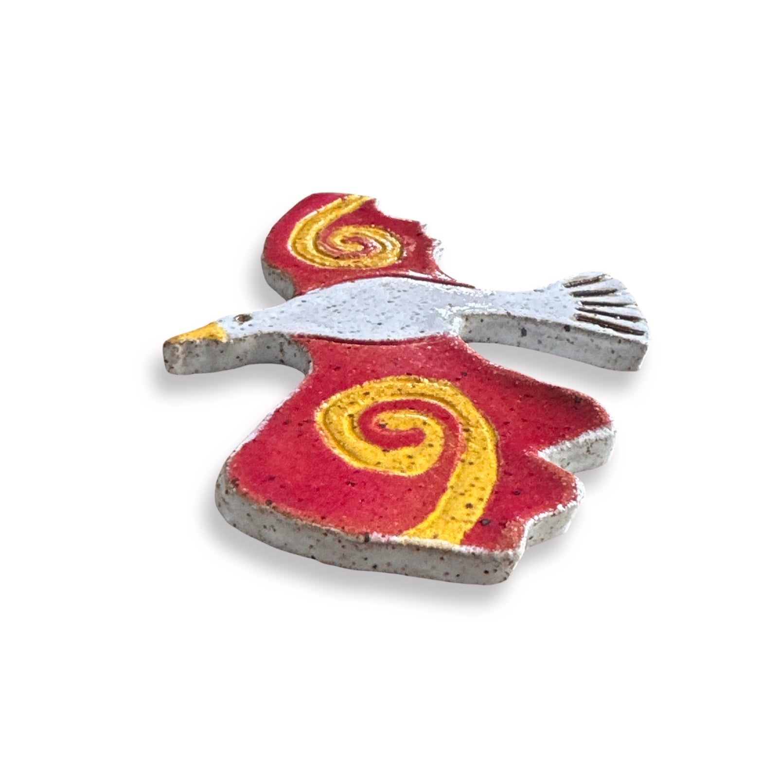 Pássaro em Cerâmica esmaltada - Marcel Fernandes