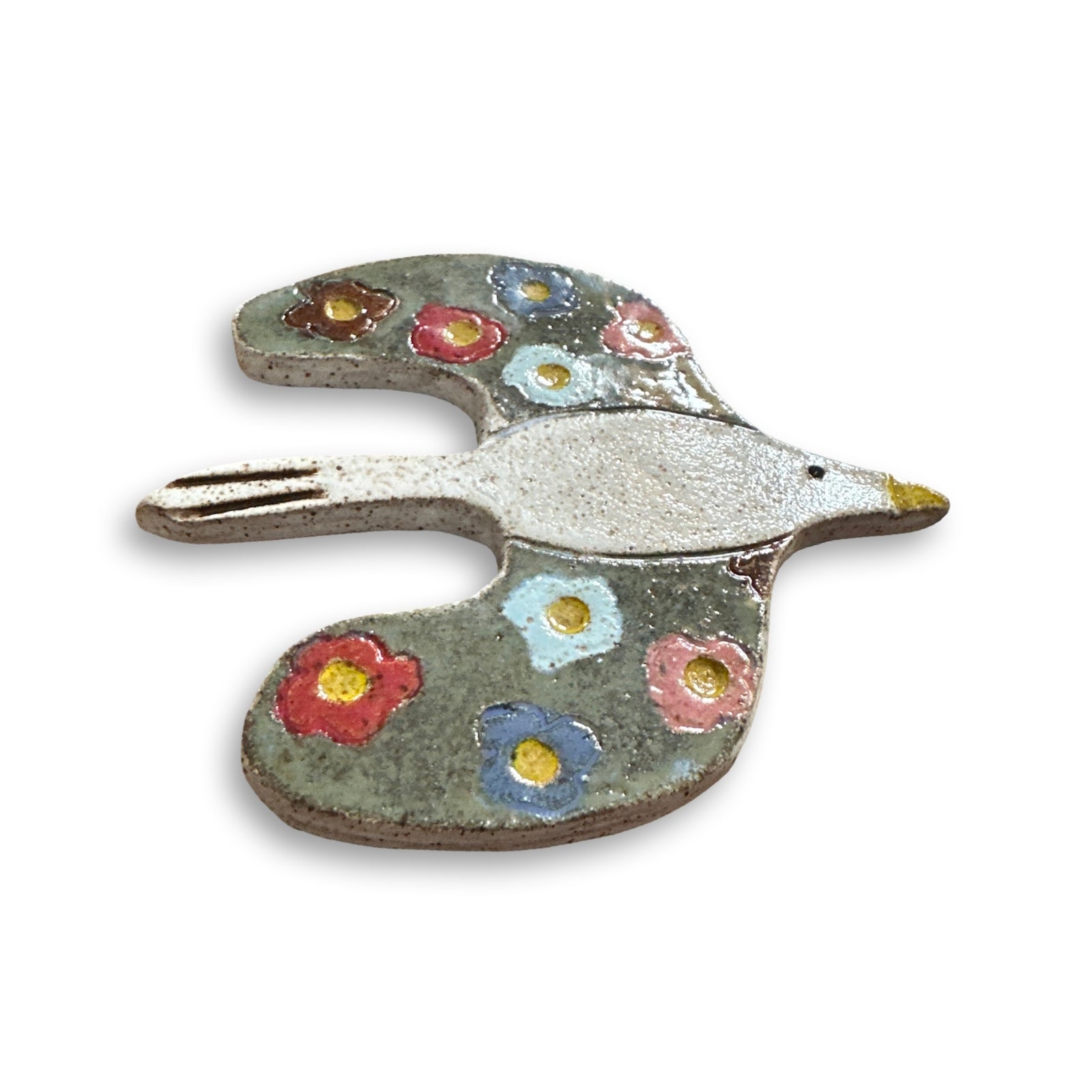 Pássaro em Cerâmica esmaltada - Marcel Fernandes