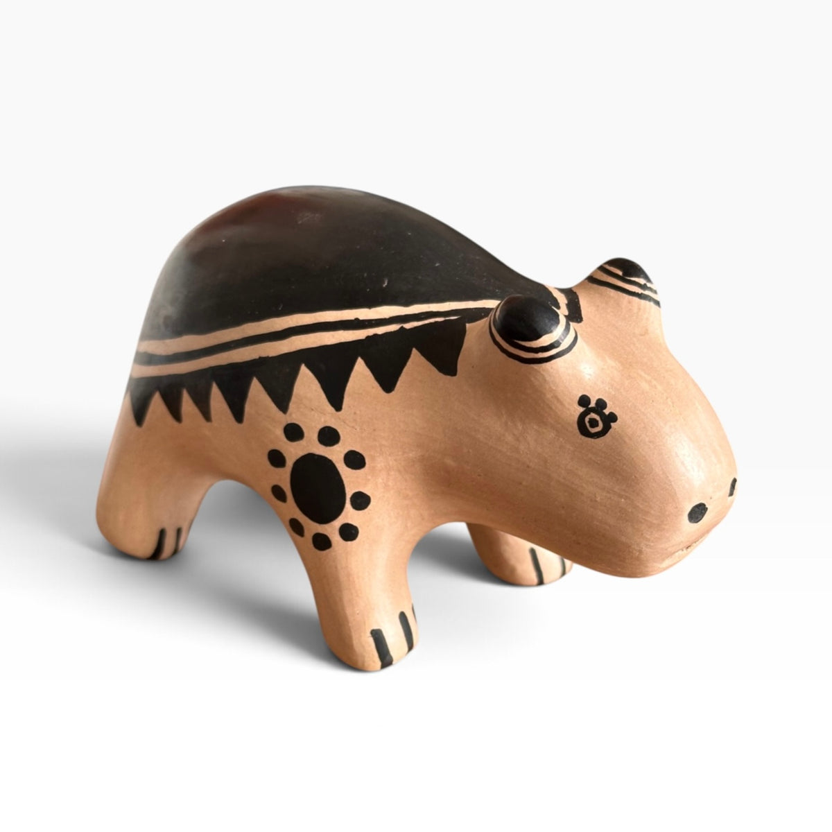 Capivara em cerâmica - Etnia Waurá