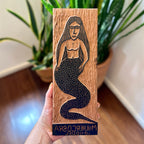 Matriz xilogravura J. Miguel - Mulher cobra