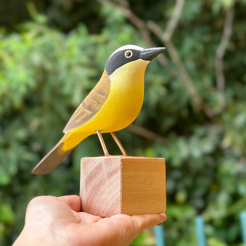 Pássaro em madeira - Bem-te-vi