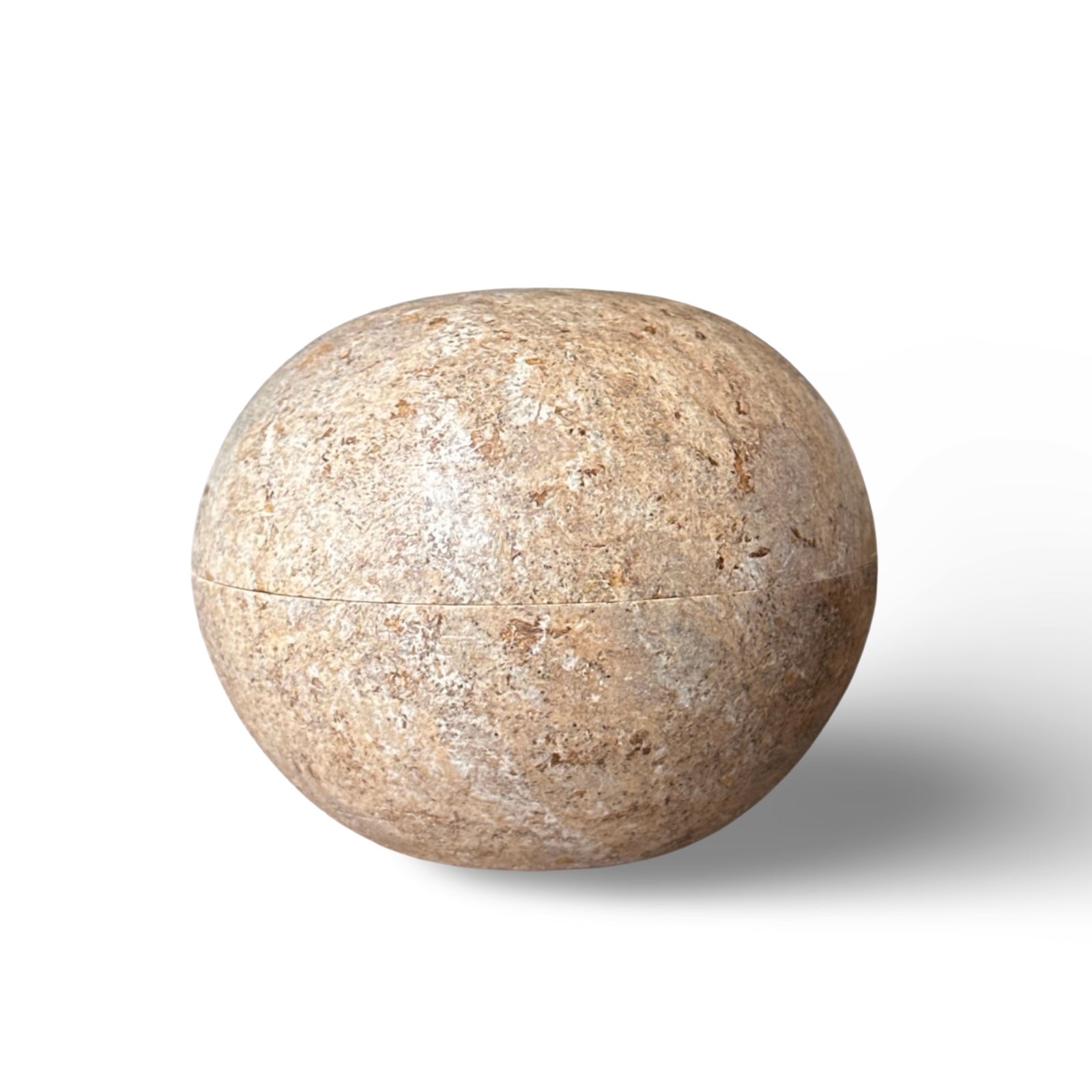 Pote bola em pedra sabão G
