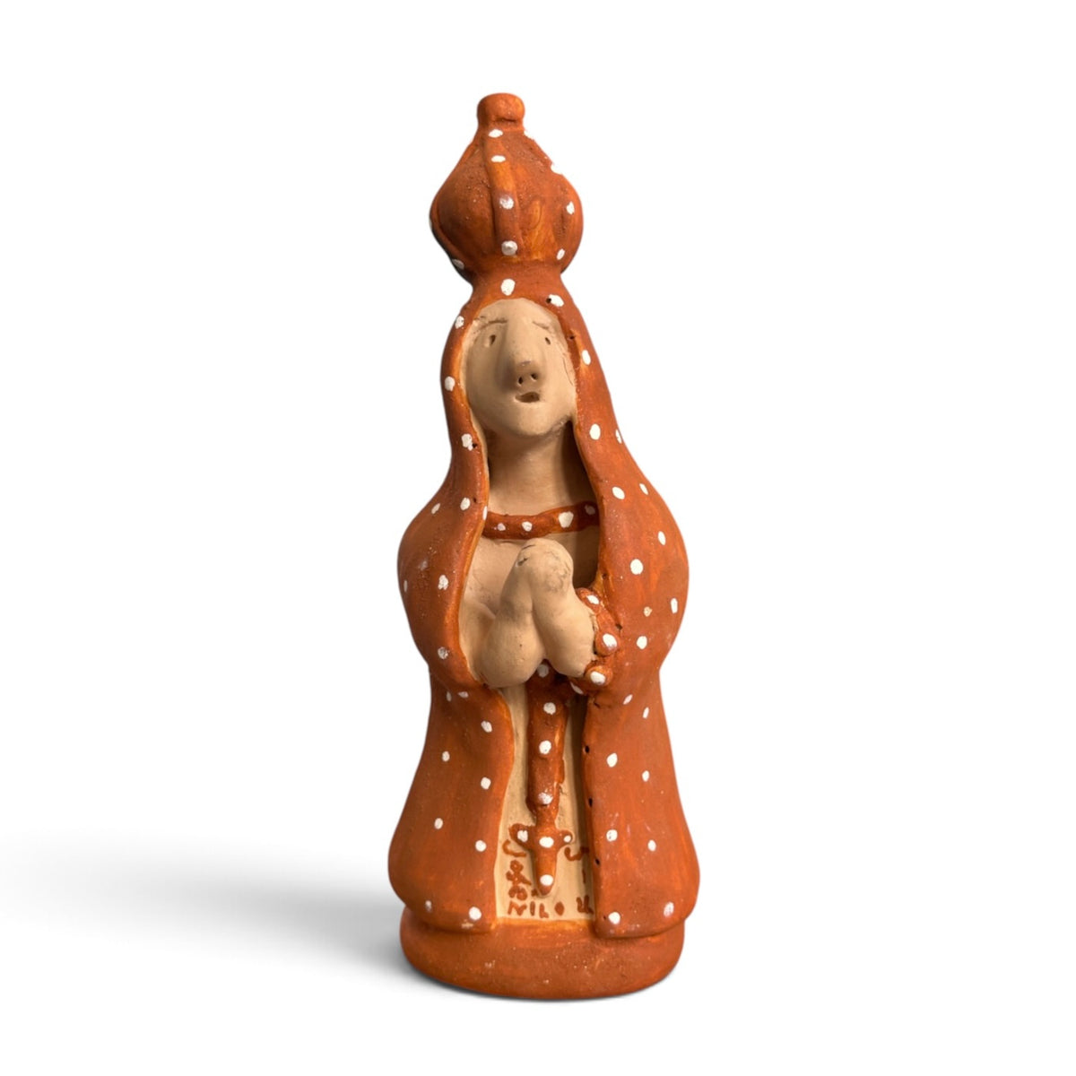 Escultura Nossa Senhora em cerâmica - Vale do Jequitinhonha