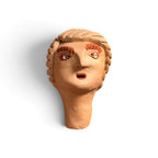 Escultura cabeça em cerâmica - Vale do Jequitinhonha