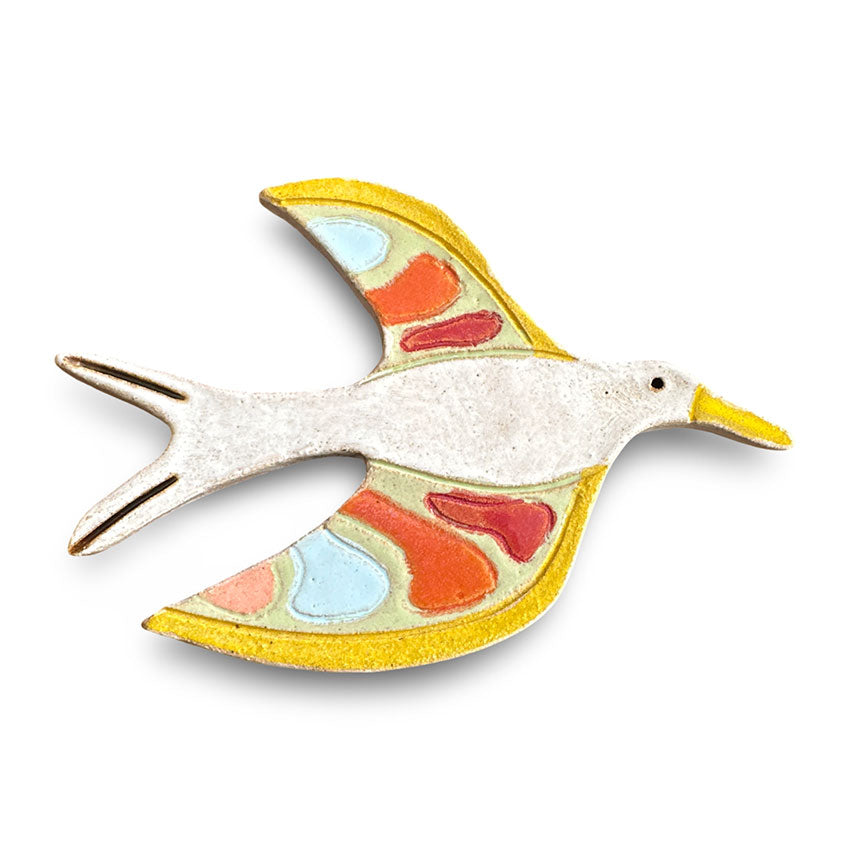 Pássaro em Cerâmica esmaltada - Marcel Fernandes