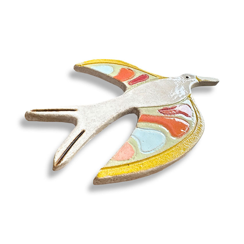 Pássaro em Cerâmica esmaltada - Marcel Fernandes