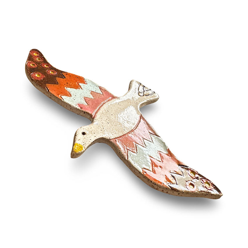 Pássaro em Cerâmica esmaltada - Marcel Fernandes