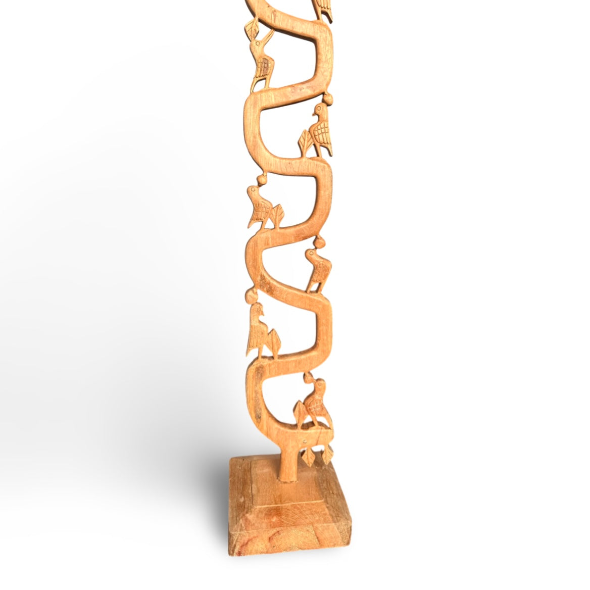 Totem em madeira 100cm - Família Julião