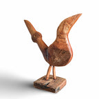 Pássaro em madeira - Mestre Andrezinho