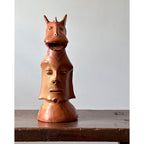 Totem com 2 cabeças - José Maria Pereira