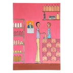 Desenho original "Bar da outra esquina" - Mai de Jesus