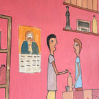 Desenho original "Bar da outra esquina" - Mai de Jesus