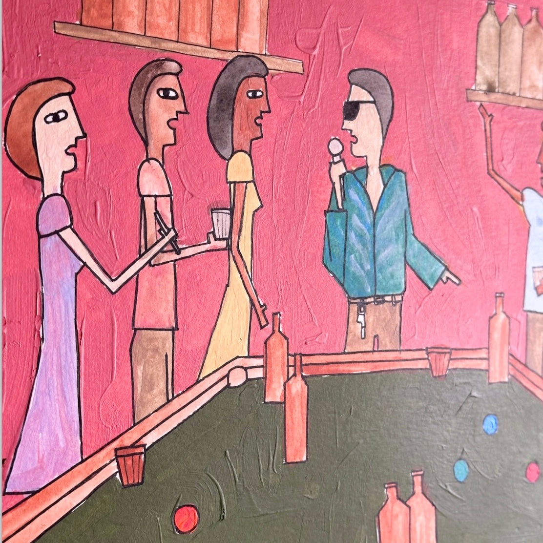 Desenho original "Meu pensamento é ser de você" - Mai de Jesus