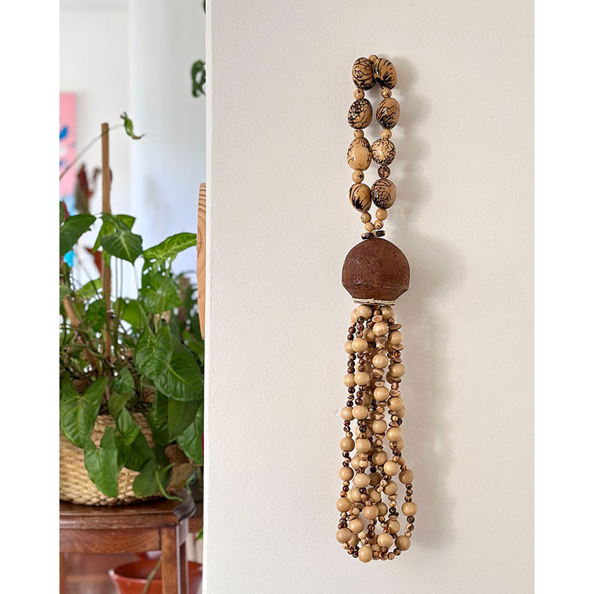Colar de parede ou mesa - Sapucaia e Jarina.